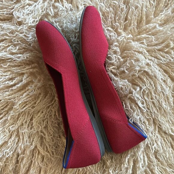 Rothy's The Flat - Scooter Red  Size 8.5 - Picture 5 of 9